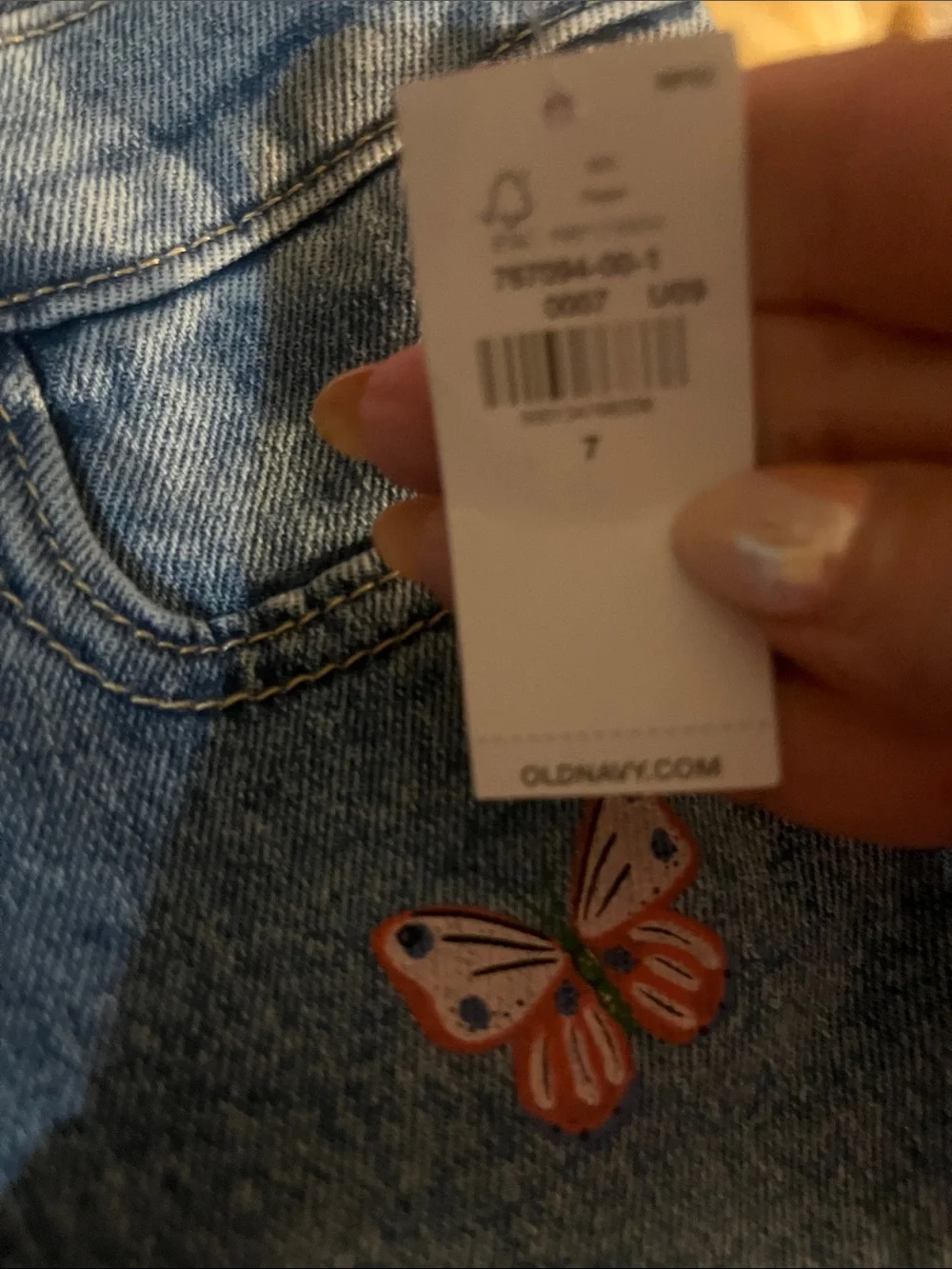 NWT-Old Navy Girls Flare Jeans, Size 7